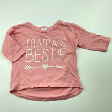 Load image into Gallery viewer, Girls Baby Berry, pink cotton long sleeve top, GUC, size 00,  