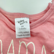Load image into Gallery viewer, Girls Baby Berry, pink cotton long sleeve top, GUC, size 00,  