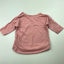 Load image into Gallery viewer, Girls Baby Berry, pink cotton long sleeve top, GUC, size 00,  