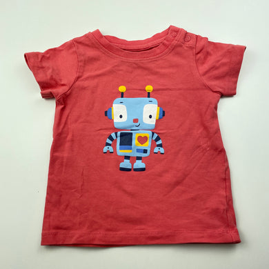 Boys Sprout, stretchy t-shirt / top, robot, GUC, size 000,  
