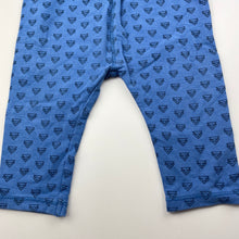 Load image into Gallery viewer, unisex Sprout, blue stretchy leggings / bottoms, GUC, size 000,  