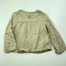 Load image into Gallery viewer, Girls Marie Chantal, lightweight cotton long sleeve top / blouse, GUC, size 1-2,  