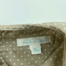 Load image into Gallery viewer, Girls Marie Chantal, lightweight cotton long sleeve top / blouse, GUC, size 1-2,  