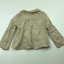 Load image into Gallery viewer, Girls Marie Chantal, lightweight cotton long sleeve top / blouse, GUC, size 1-2,  