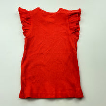 Load image into Gallery viewer, Girls Favourites, ribbed organic cotton t-shirt / top, EUC, size 1,  