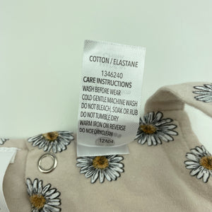 Girls Dymples, floral stretchy summer romper, GUC, size 0,  