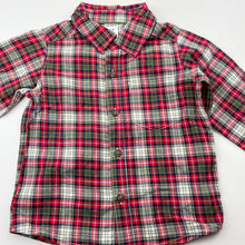 Load image into Gallery viewer, Boys Carters, lightweight cotton long sleeve shirt, EUC, size 12 months,  