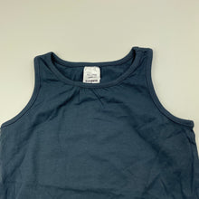 Load image into Gallery viewer, Girls Tiny Little Wonders, blue cotton singlet / tank top, EUC, size 2,  