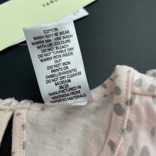 Load image into Gallery viewer, Girls Target, pink &amp; grey cotton casual dress, NEW, size 00, L: 37cm