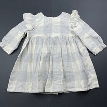 Load image into Gallery viewer, Girls Anko, lightweight long sleeve dress, EUC, size 00, L: 37cm