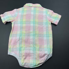 Load image into Gallery viewer, Girls Dymples, checked cotton bodysuit / romper, NEW, size 1,  