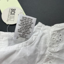 Load image into Gallery viewer, Girls Target, lined broderie cotton top, NEW, size 00,  