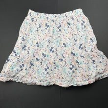 Load image into Gallery viewer, Girls Target, cotton lined linen blend skirt, elasticated, L: 35cm, GUC, size 10,  