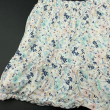 Load image into Gallery viewer, Girls Target, cotton lined linen blend skirt, elasticated, L: 35cm, GUC, size 10,  