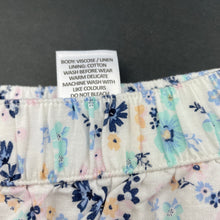 Load image into Gallery viewer, Girls Target, cotton lined linen blend skirt, elasticated, L: 35cm, GUC, size 10,  