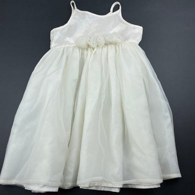Girls Top Girl, lined lightweight formal / party dress, FUC, size 2, L: 52cm