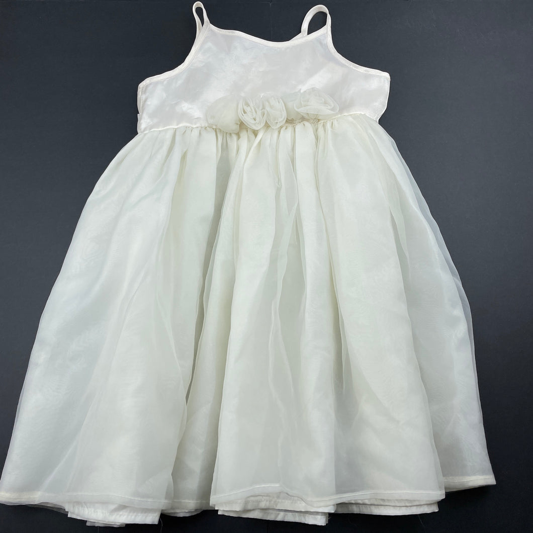 Girls Top Girl, lined lightweight formal / party dress, FUC, size 2, L: 52cm