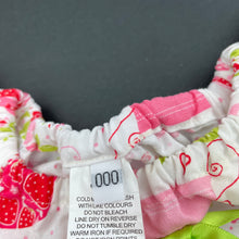 Load image into Gallery viewer, Girls Curly Twirly Designs, cotton casual summer dress, FUC, size 000, L: 32cm