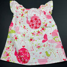 Load image into Gallery viewer, Girls Curly Twirly Designs, cotton casual summer dress, FUC, size 000, L: 32cm