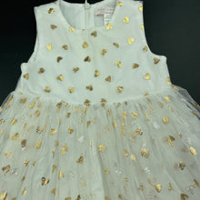 Load image into Gallery viewer, Girls Designer Kidz, cotton lined tulle party dress, FUC, size 0, L: 46cm