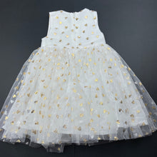 Load image into Gallery viewer, Girls Designer Kidz, cotton lined tulle party dress, FUC, size 0, L: 46cm