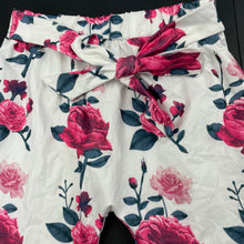 Load image into Gallery viewer, Girls lightweight, soft feel floral pants, elasticated, EUC, size 3,  