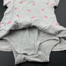 Load image into Gallery viewer, Girls Target, grey floral romper dress, FUC, size 00,  