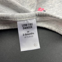 Load image into Gallery viewer, Girls Target, grey floral romper dress, FUC, size 00,  