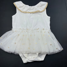 Load image into Gallery viewer, Girls Dymples, stretchy tutu romper, EUC, size 0,  