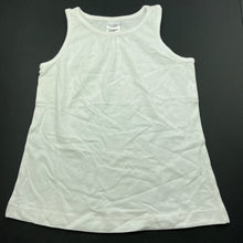 Load image into Gallery viewer, Girls Tiny Little Wonders, white cotton singlet / tank top, EUC, size 2,  