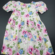 Load image into Gallery viewer, Girls H&amp;M, lightweight floral cotton dress, GUC, size 7, L: 62cm