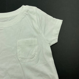 Girls Kids & Co, white Aust cotton t-shirt / top, EUC, size 2,  