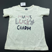 Load image into Gallery viewer, Girls Kids &amp; Co, cream cotton t-shirt / top, NEW, size 2,  