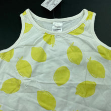 Load image into Gallery viewer, Girls Tiny Little Wonders, cotton singlet / tank top, lemons, NEW, size 2,  