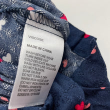 Load image into Gallery viewer, Girls David Jones, navy lightweight summer playsuit, small catches, FUC, size 8,  