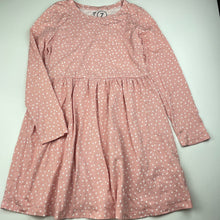 Load image into Gallery viewer, Girls KID, cotton casual long sleeve dress, EUC, size 7, L: 64cm