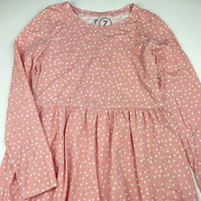 Load image into Gallery viewer, Girls KID, cotton casual long sleeve dress, EUC, size 7, L: 64cm