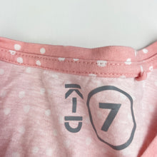 Load image into Gallery viewer, Girls KID, cotton casual long sleeve dress, EUC, size 7, L: 64cm