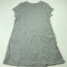 Load image into Gallery viewer, Girls Osh Kosh, grey cotton casual dress, EUC, size 6, L: 53cm