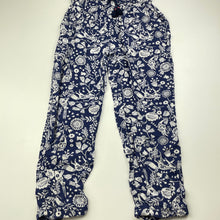 Load image into Gallery viewer, Girls Target, navy &amp; white lightweight jumpsuit, FUC, size 7,  