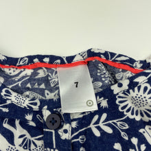 Load image into Gallery viewer, Girls Target, navy &amp; white lightweight jumpsuit, FUC, size 7,  