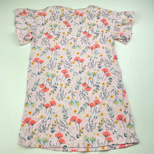 Load image into Gallery viewer, Girls Mango, floral cotton casual dress, GUC, size 5, L: 54cm