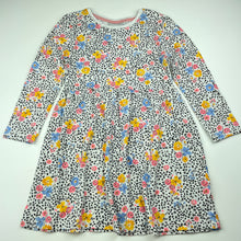 Load image into Gallery viewer, Girls Matalan, floral long sleeve casual dress, NEW, size 6, L: 57cm