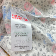 Load image into Gallery viewer, Girls Matalan, floral long sleeve casual dress, NEW, size 6, L: 57cm