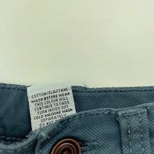 Load image into Gallery viewer, Boys Target, blue stretch cotton pants, adjustable, Inside leg: 38.5cm, EUC, size 3,  