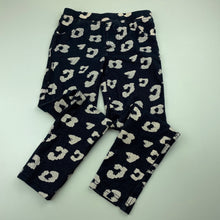 Load image into Gallery viewer, Girls Mango, animal print stretchy leggings, elasticated, Inside leg: 49cm, GUC, size 6,  