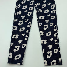 Load image into Gallery viewer, Girls Mango, animal print stretchy leggings, elasticated, Inside leg: 49cm, GUC, size 6,  