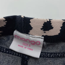 Load image into Gallery viewer, Girls Mango, animal print stretchy leggings, elasticated, Inside leg: 49cm, GUC, size 6,  
