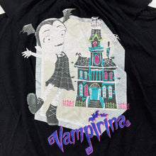 Load image into Gallery viewer, Girls Disney, Vampirina black t-shirt / top, FUC, size 5,  