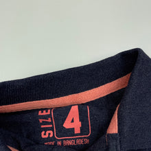 Load image into Gallery viewer, Boys H&amp;T, lightweight polo shirt top, EUC, size 4,  